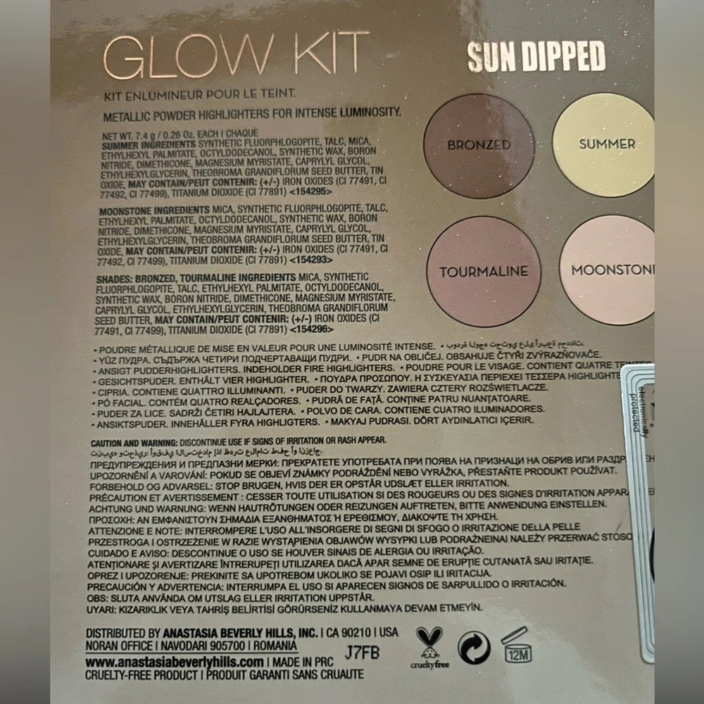 NIB Anastasia Glow Kit